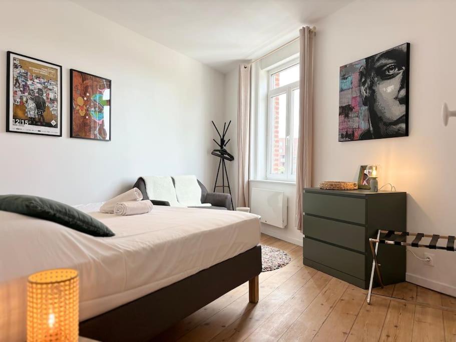 Maison Renovee 4 Personnes - Prox Lille Marquette-les-Lille Exterior photo